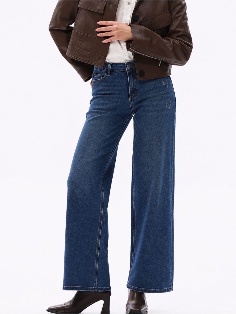 Oneso Mid Rise Wide Leg Jeans NWT